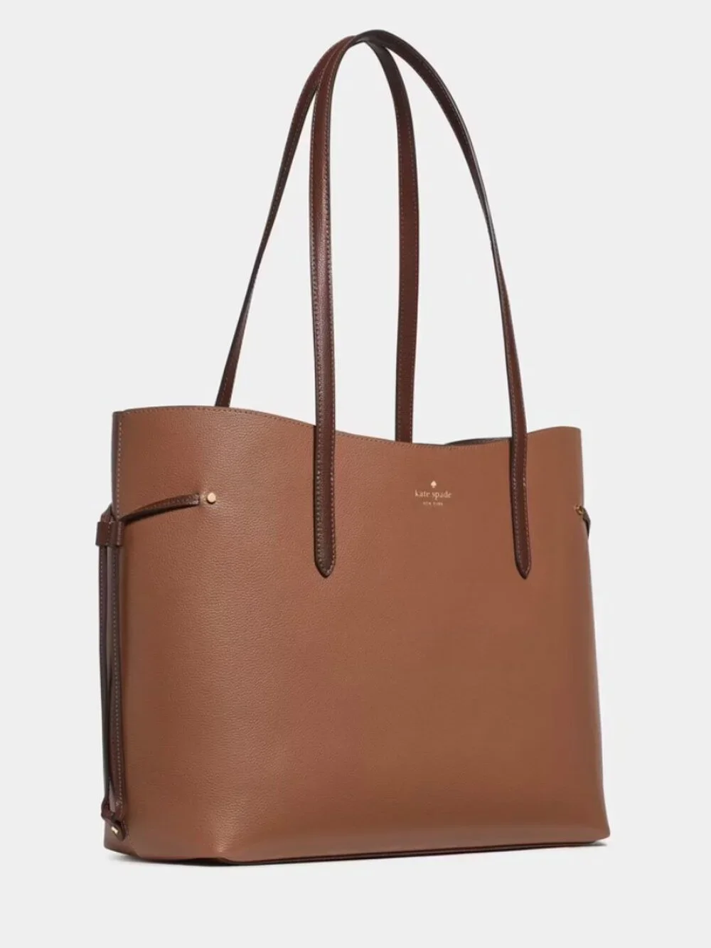 Kate Spade New York Cleo Leather Tote Bag & Pouch - School Work Shopping